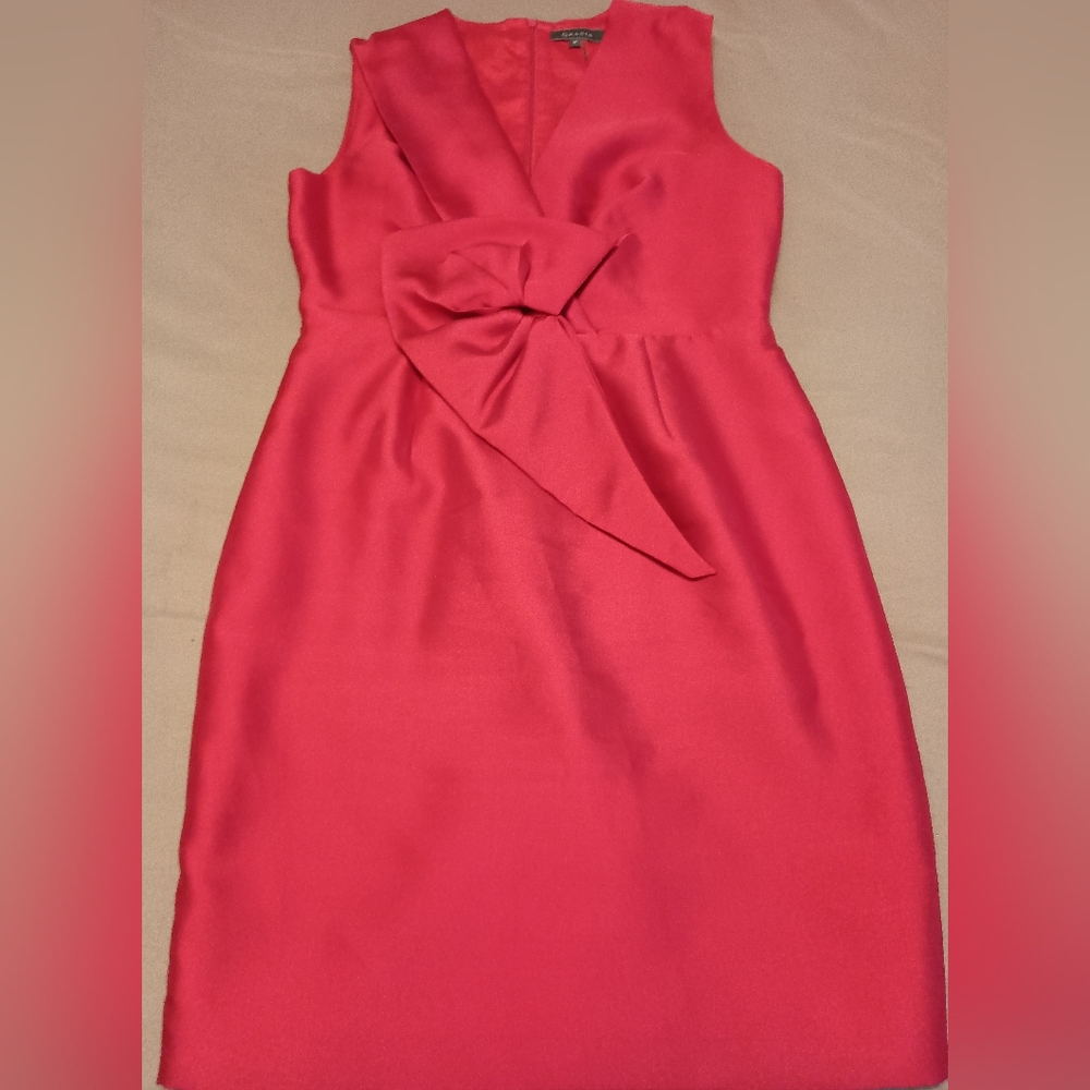 Chic Strapless Red Dress